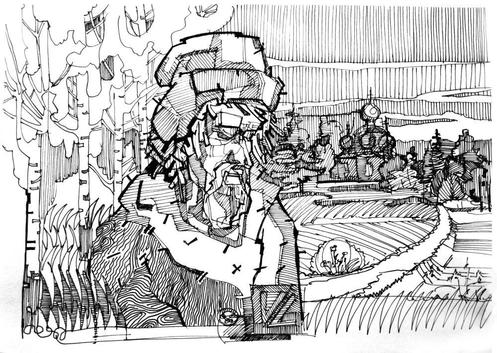 Рисунок к опере Руслан и Людмила