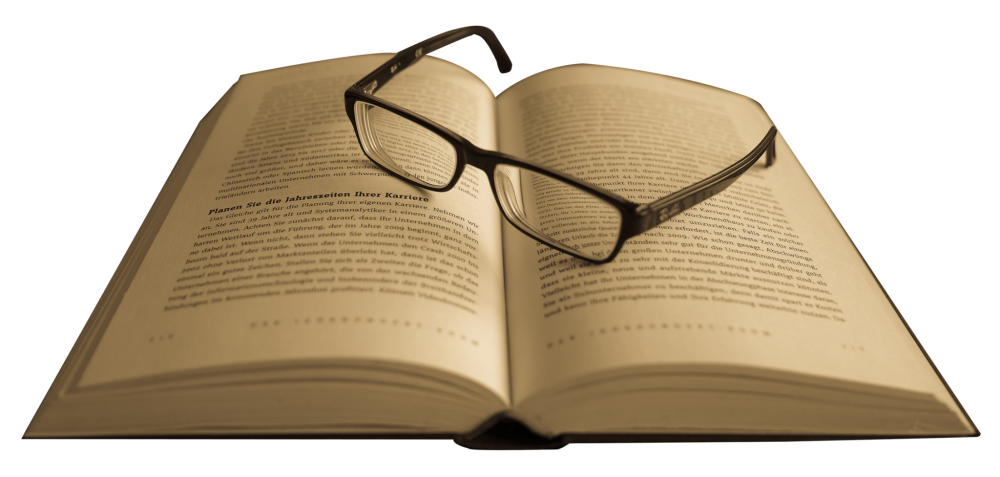 Книга на прозрачном фр