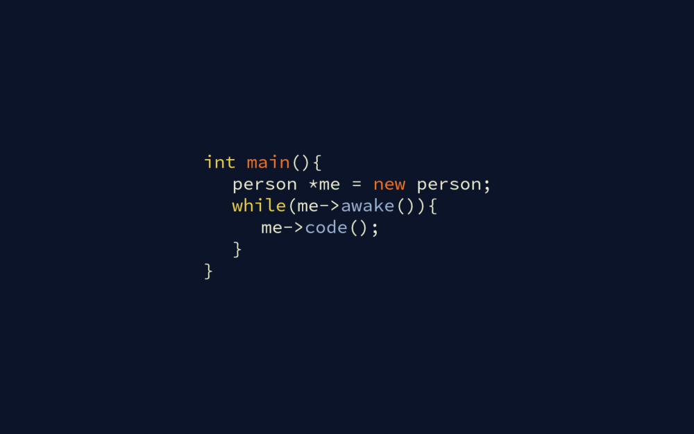 Обои на рабочий стол code