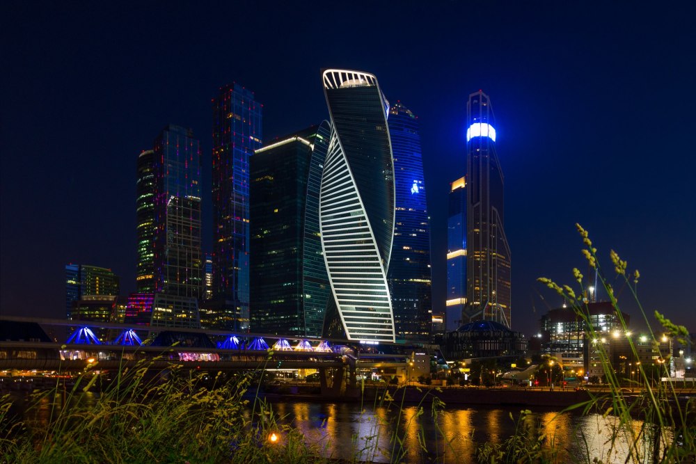 Москва ночью