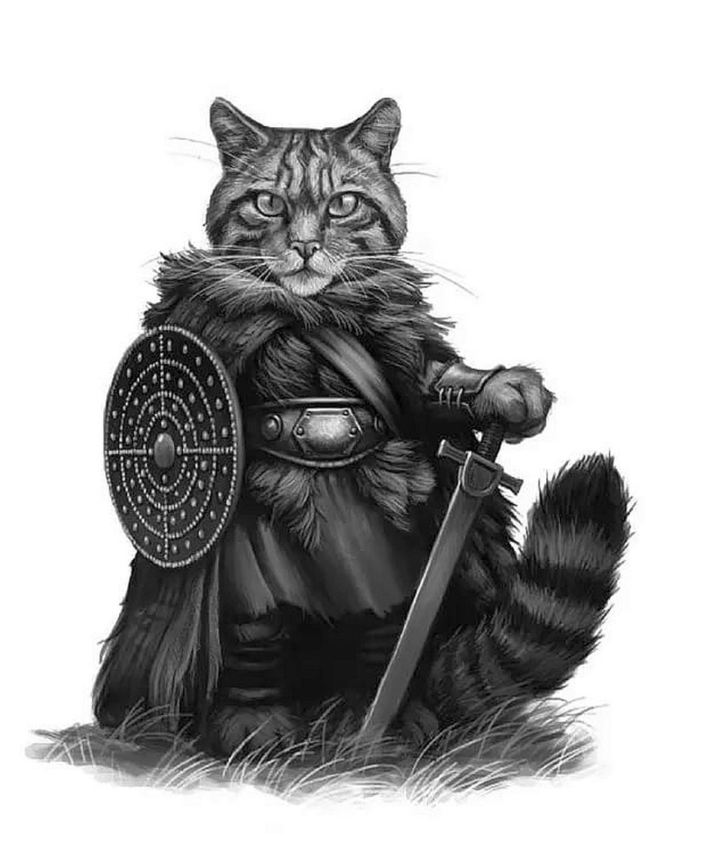 Котенок рыцарь
