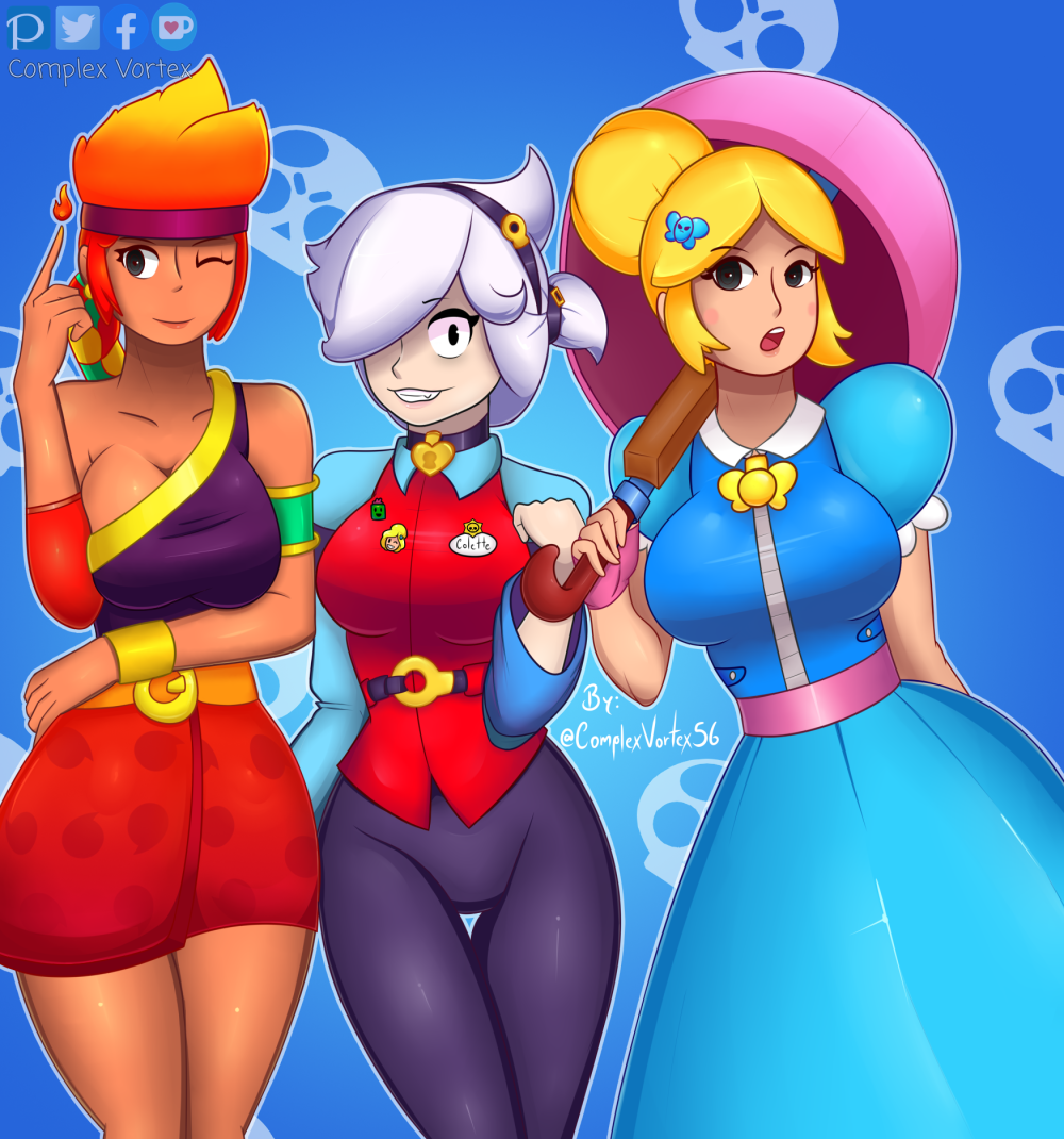 Амбер из Brawl Stars и Колетт