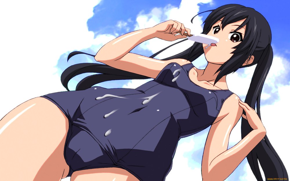 Адзуса Накано Swimsuit hentai