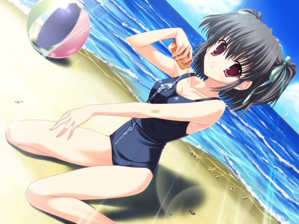 School Swimsuit аниме
