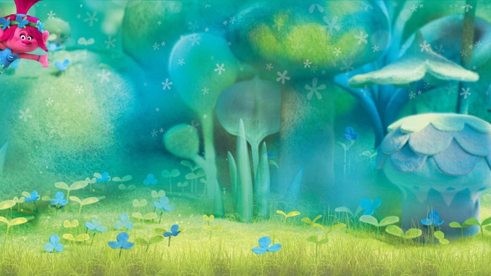Пейзажи из мультика Тролли
