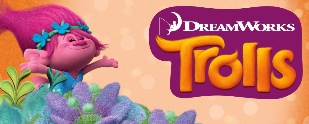 Лес из мультфильма Тролли