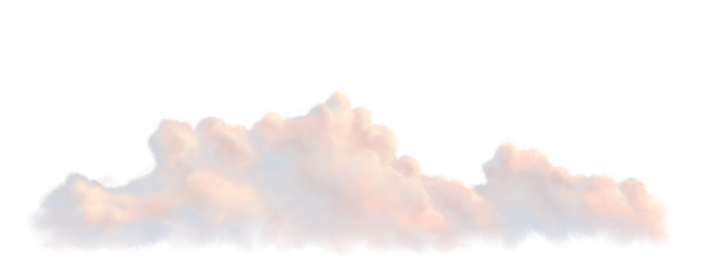 Облако на белом фоне
