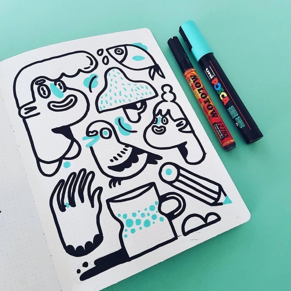 Дисней персонажи рисунки маркерами Lighane