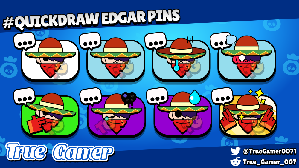 True Gamer 007 Pins Edgar