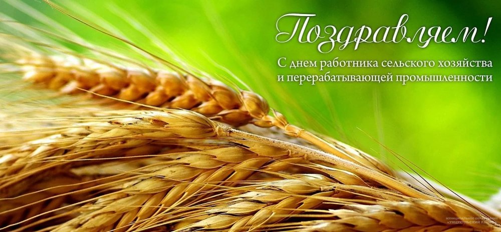С днем сельского хозяйства
