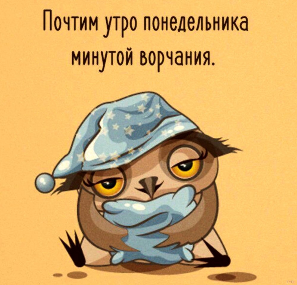 Утро понедельника приколы