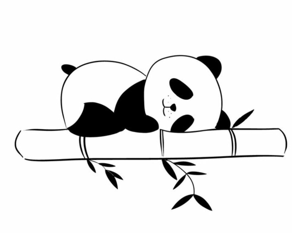 Funny Panda рисунок