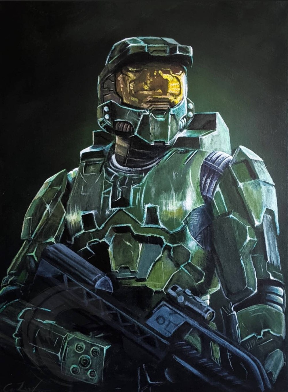 Halo мастер Чиф арт