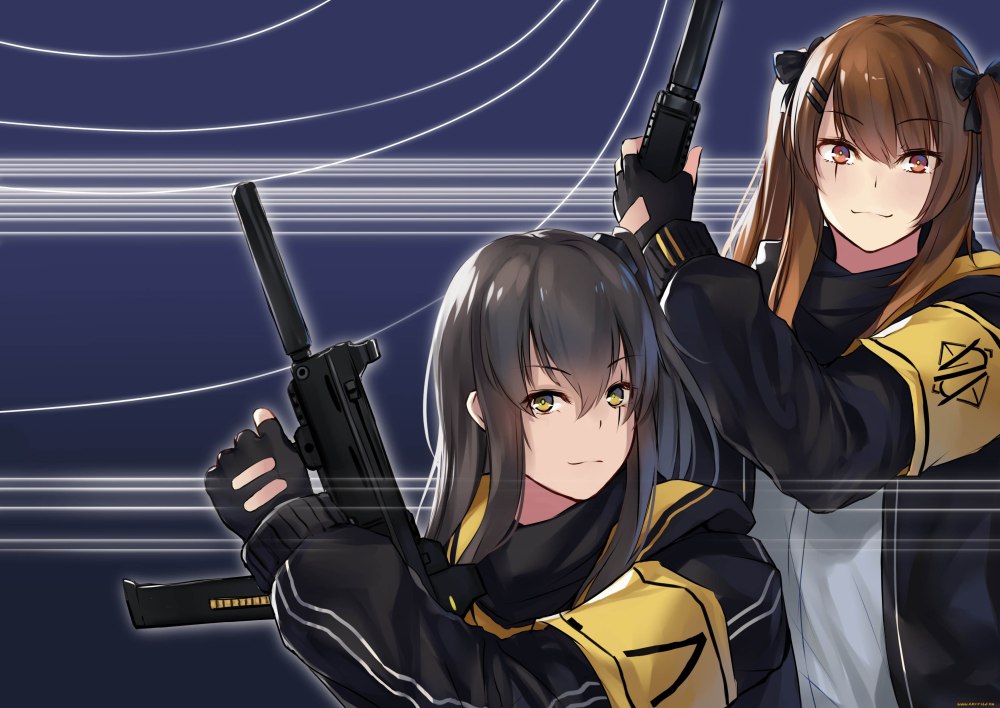 Girls Frontline ump45 and ump9