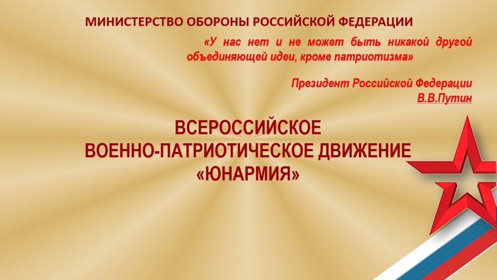 Плакаты Юнармии