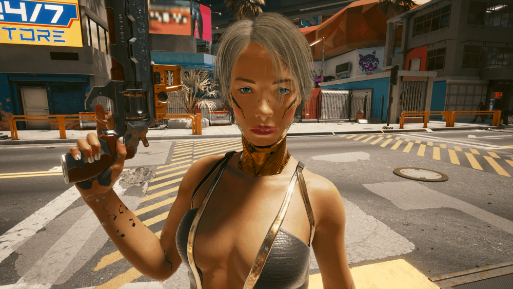 Cyberpunk костюм Concept Art женский