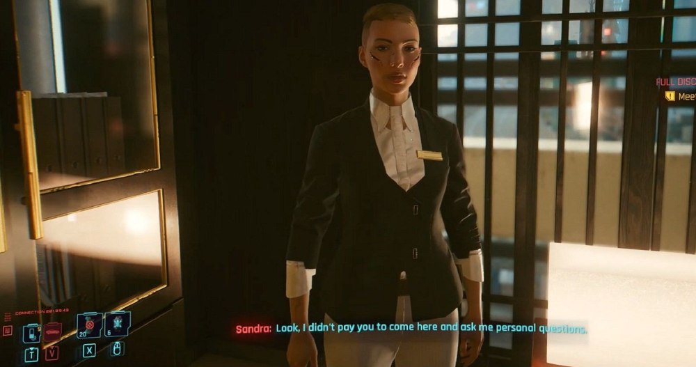 Cyberpunk 2077 Сандра