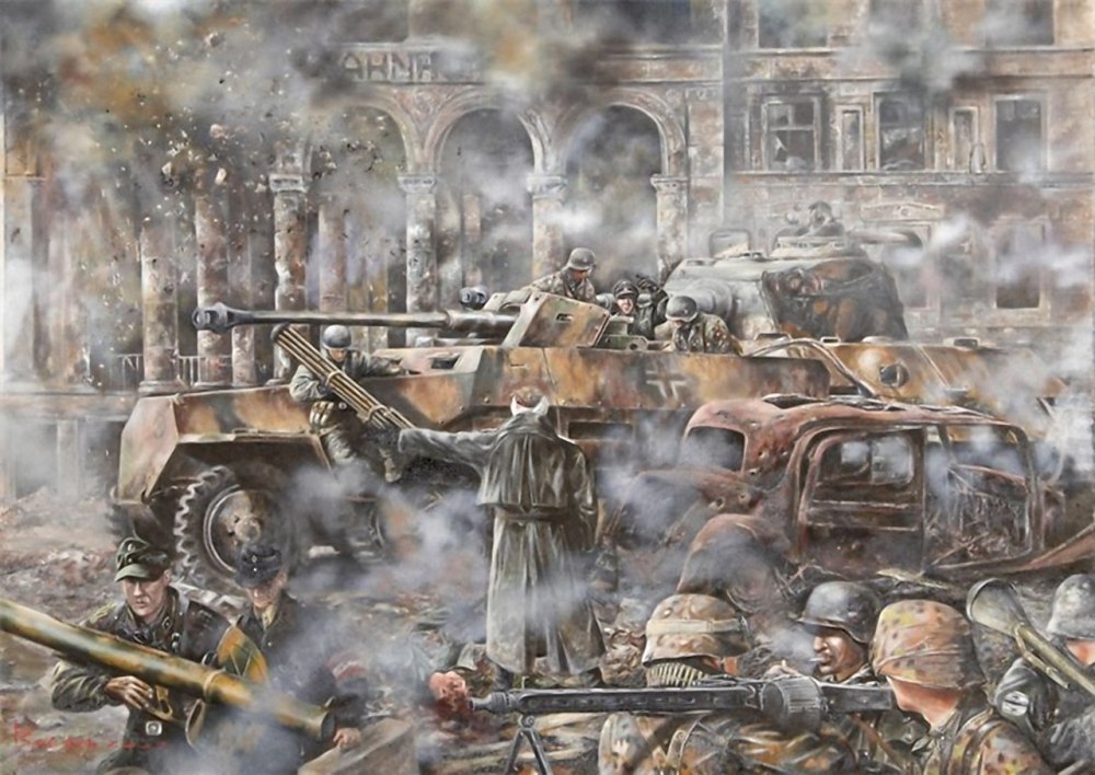 Штурм Берлина 1945 живопись