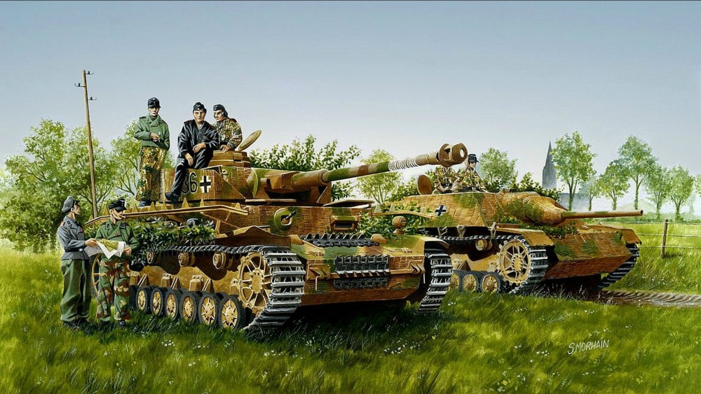 Танки вермахта тигр 2