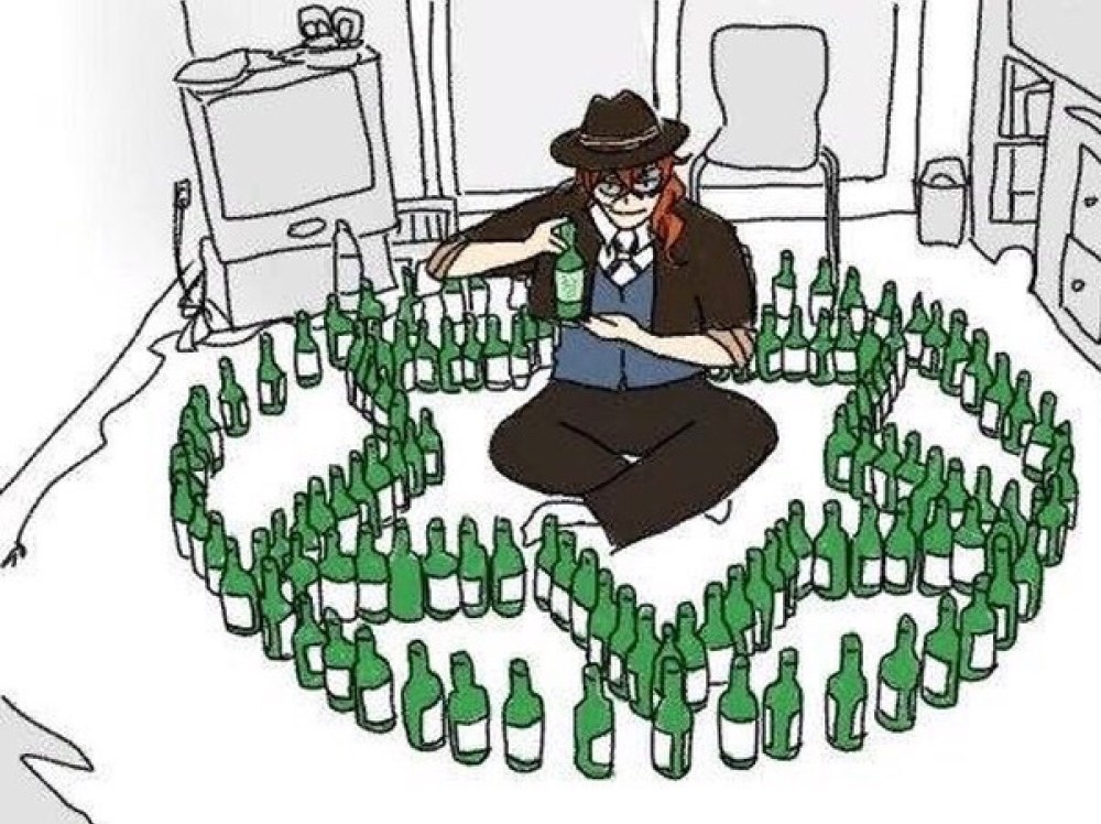 Чуя Накахара и Дадзай Осаму Мертвое яблоко