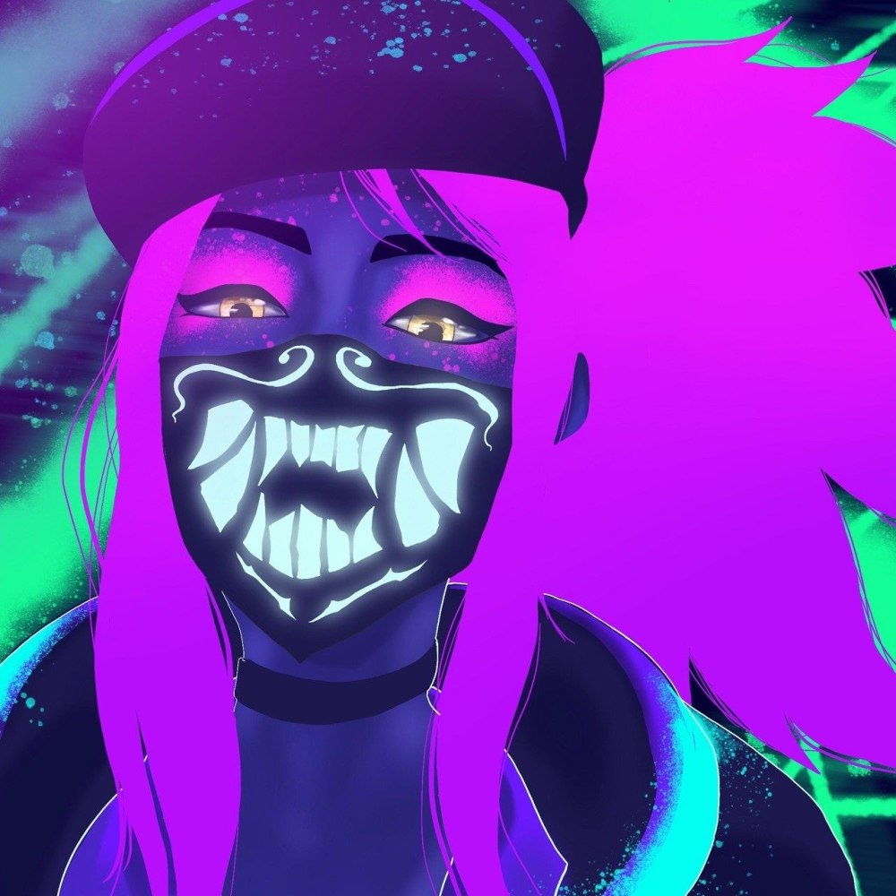 Akali k/da неон 18