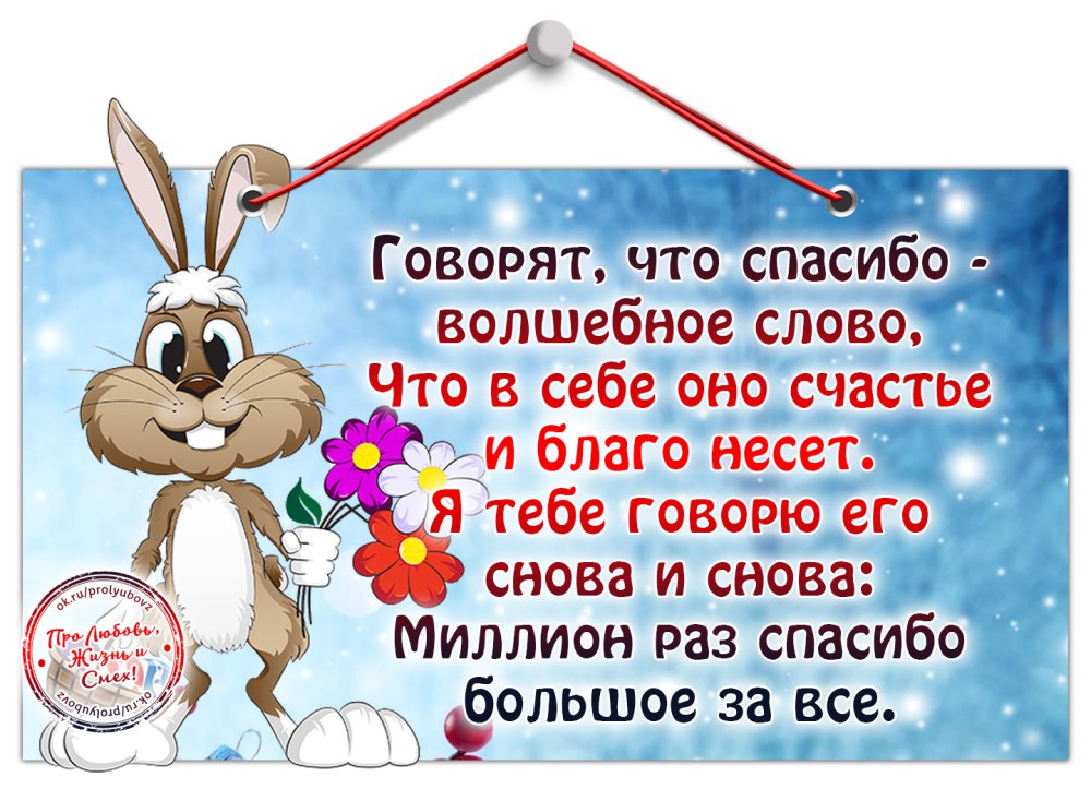Спасибо за поздравления