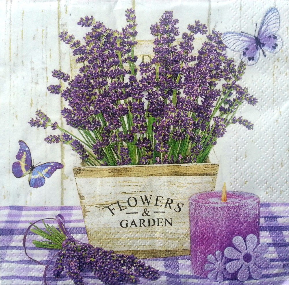 Lavanda Provance бумага декупаж
