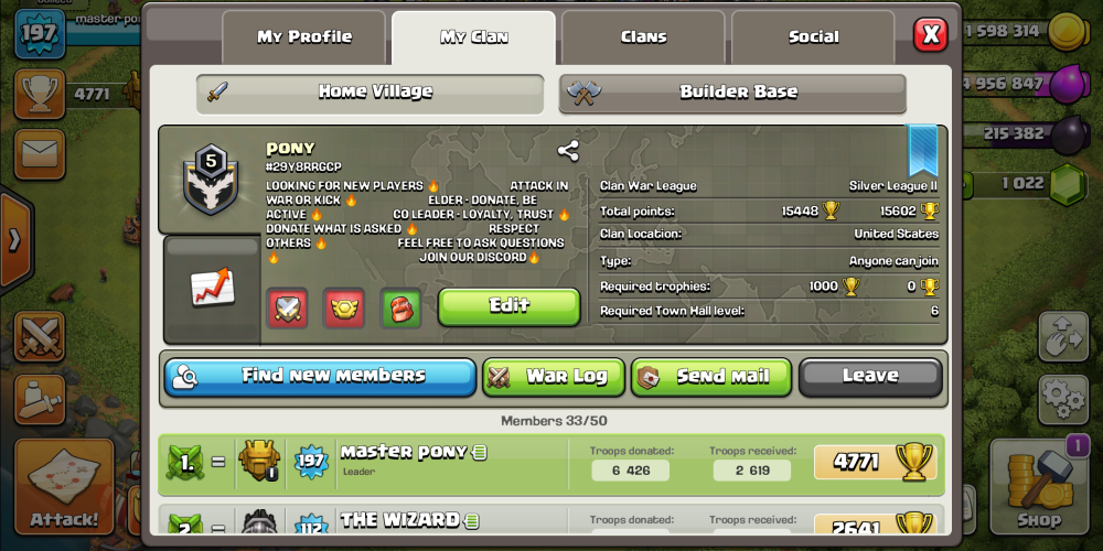 Clash of Clans клан