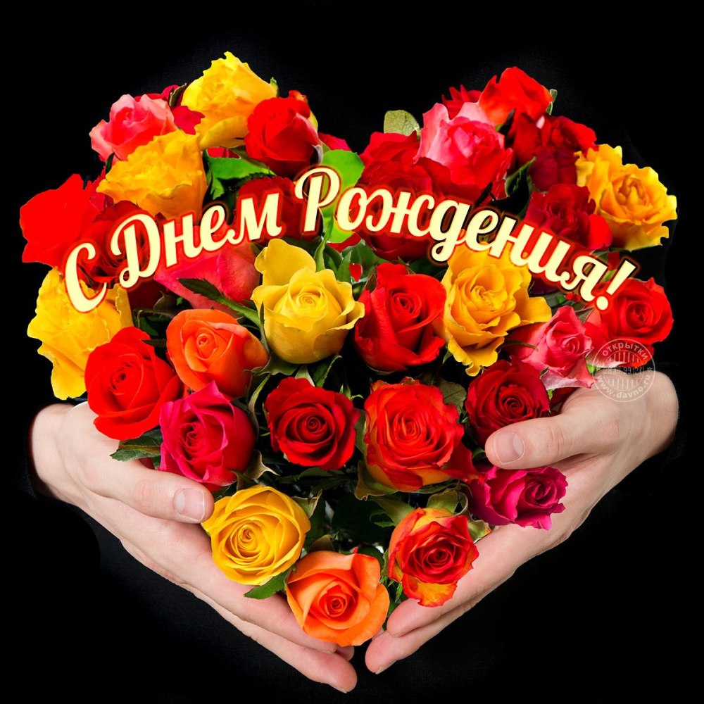 Подарочная открытка с днем рождения