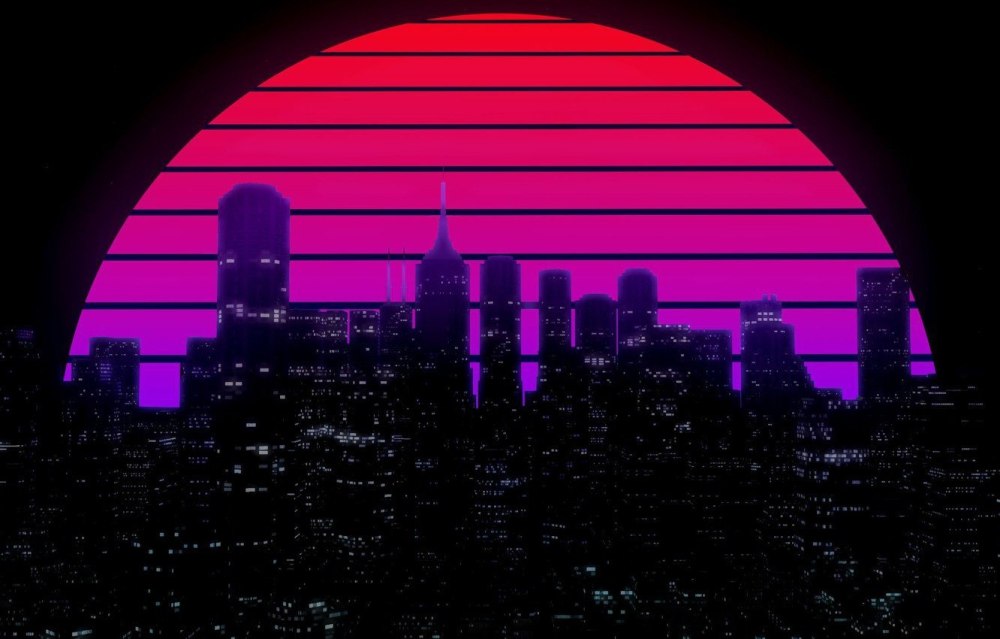 Синтвейв неон 80-е