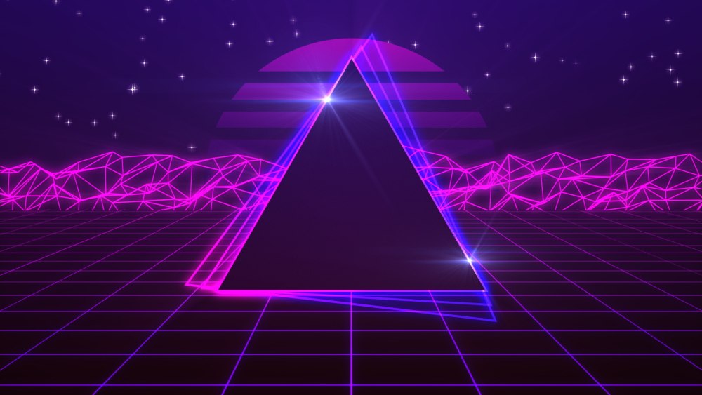 Фон в стиле 80