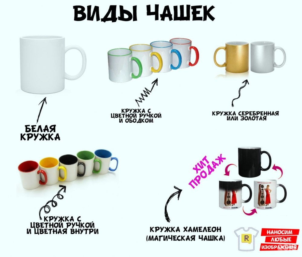 Макет для печати на кружке