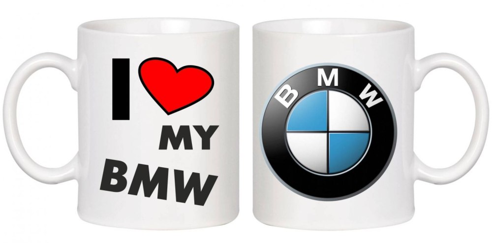 Кружки с надписью BMW