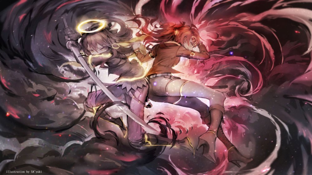 Аниме арт Противостояние