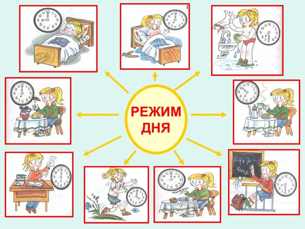 Как красиво оформить распорядок дня