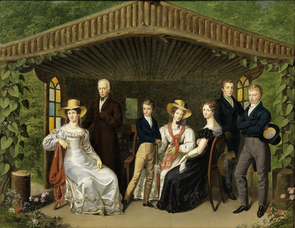 Групповой портрет семьи герцога Йозефа Саксен-Альтенбургского