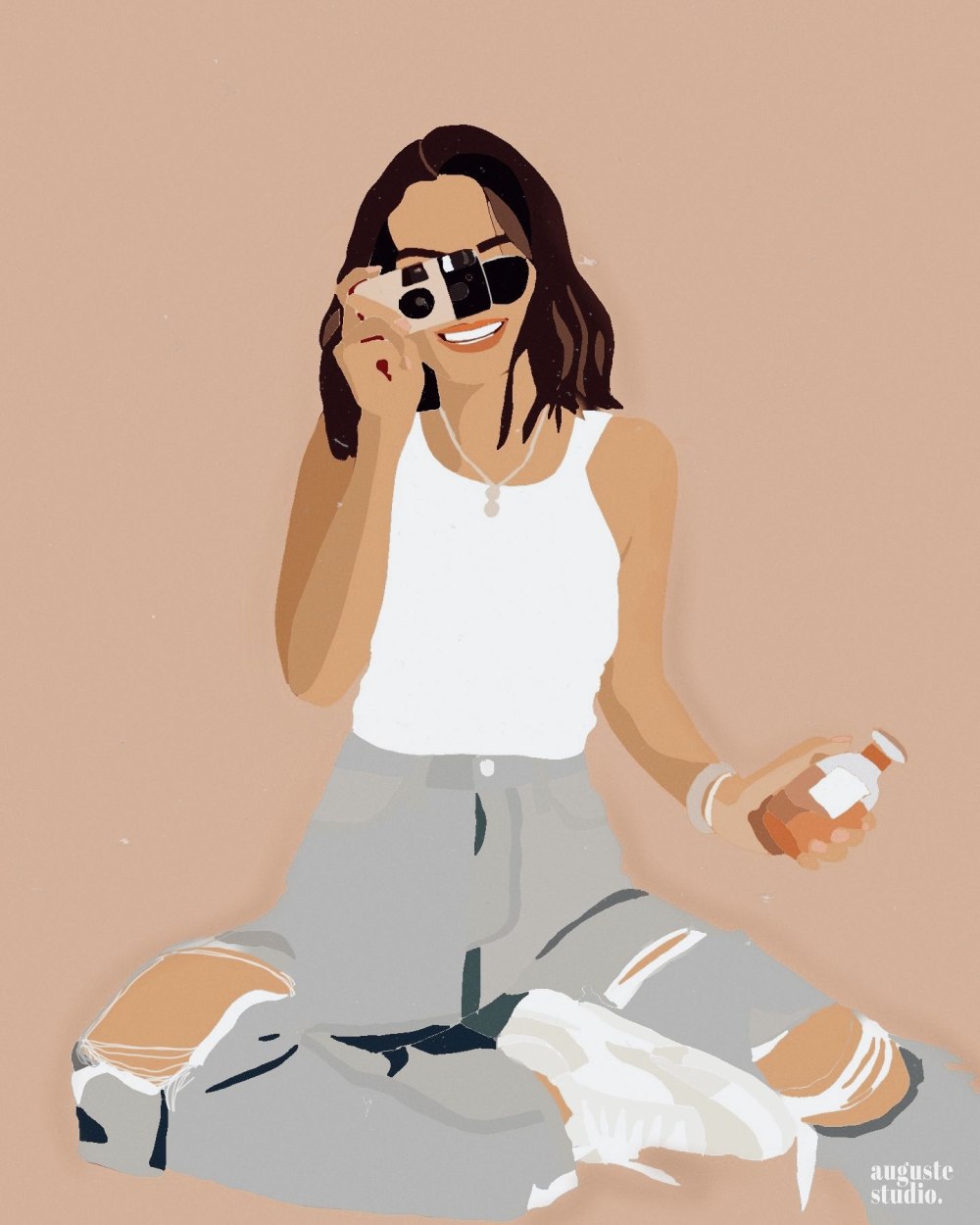 Illustration девушек