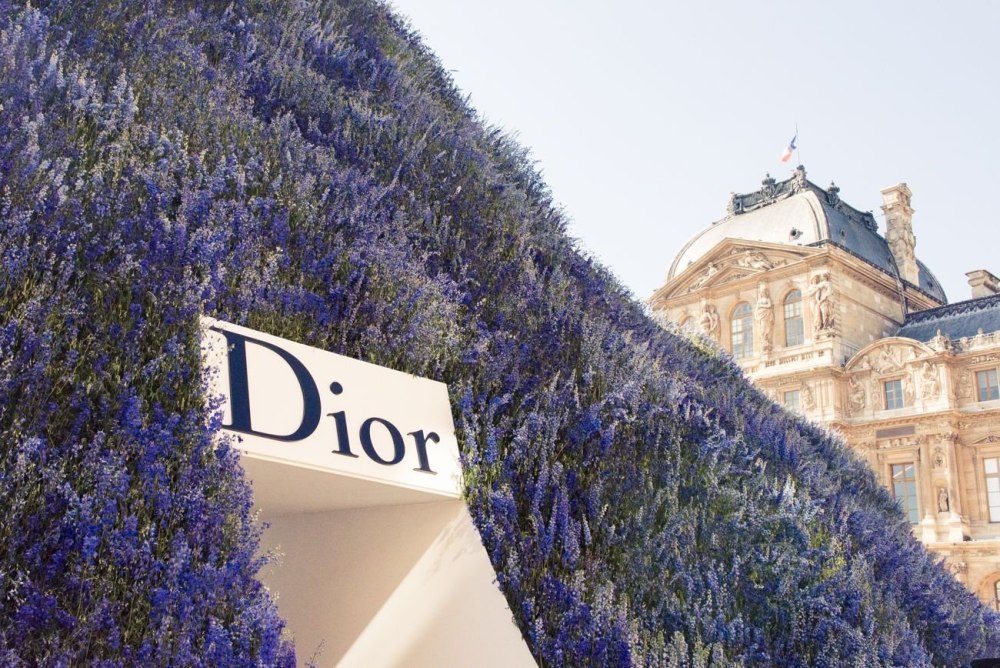 Christian Dior фирменный фон