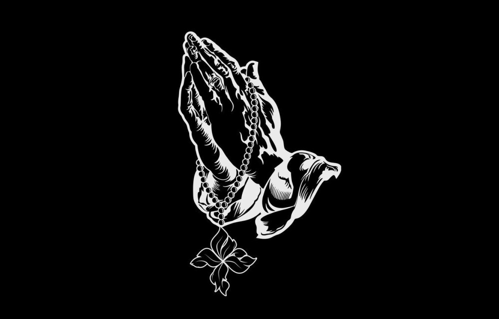 Крутой черно белый фон