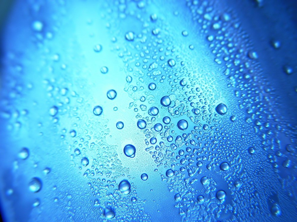 Обои капли воды
