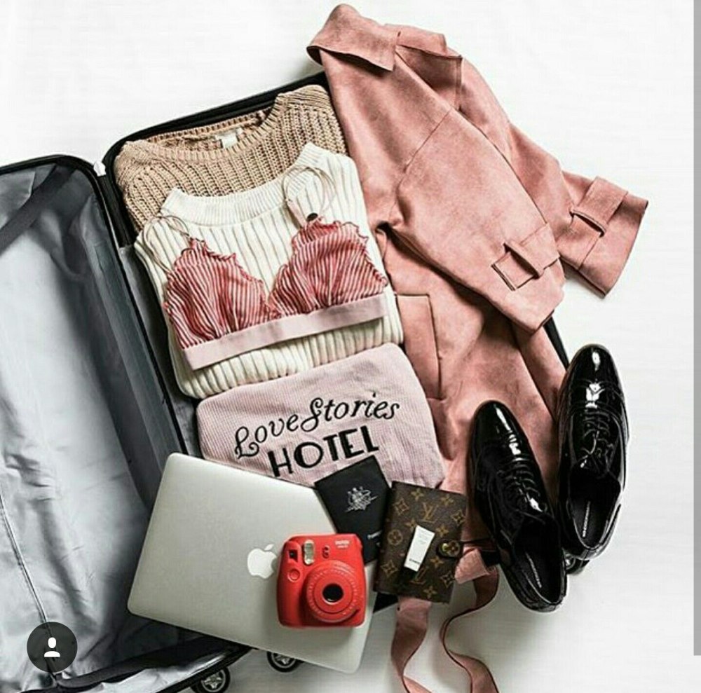 Красивая раскладка вещей