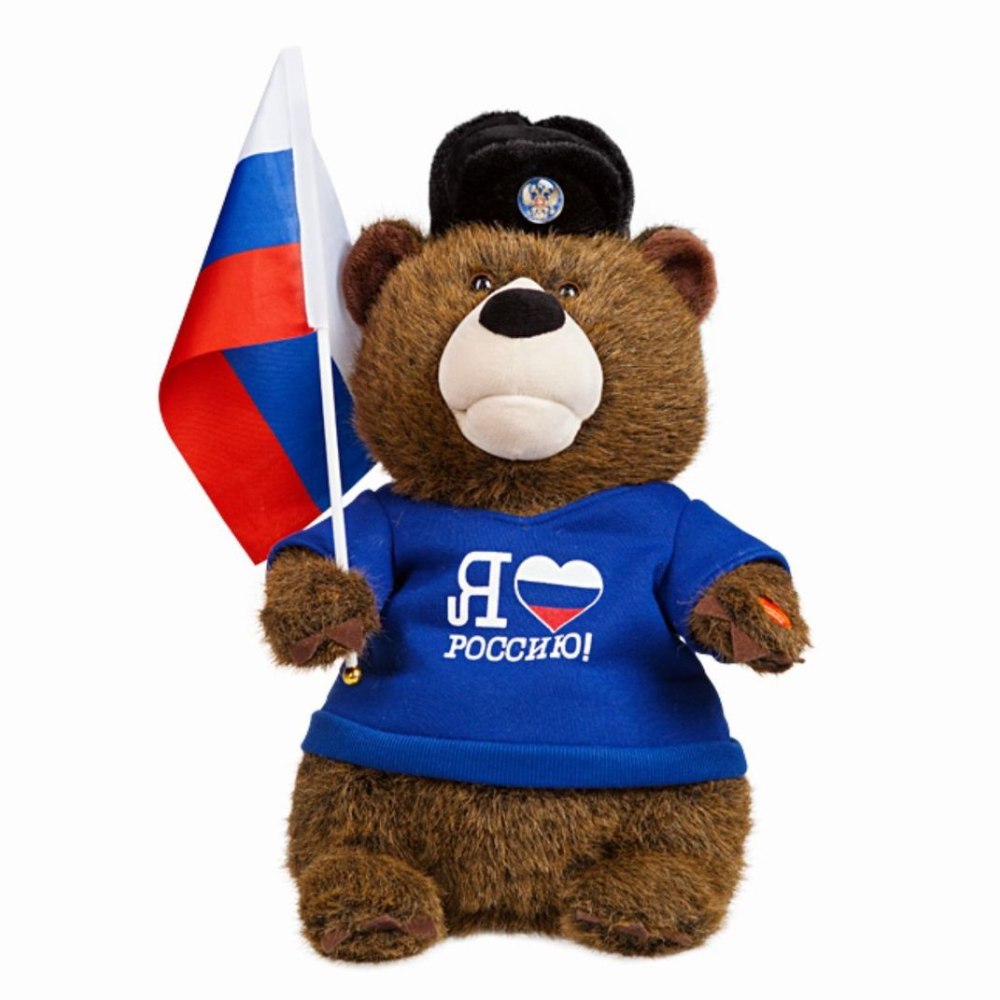 Флаг с медведем