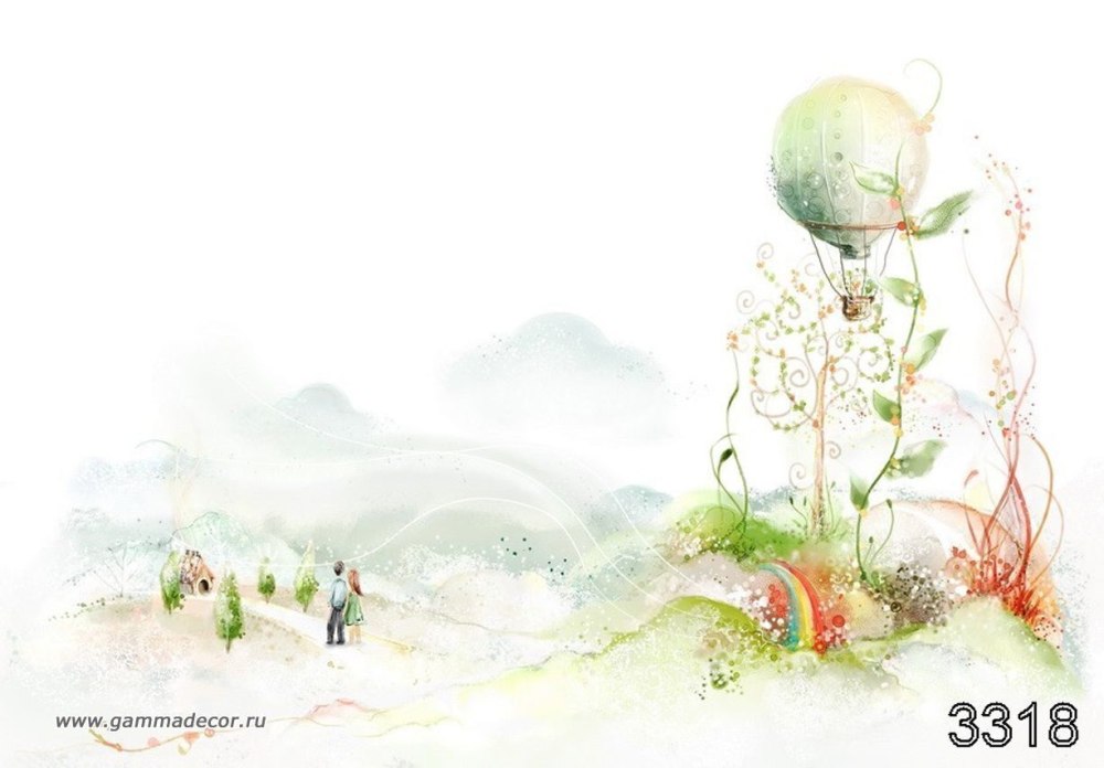 Акварельный фон дети