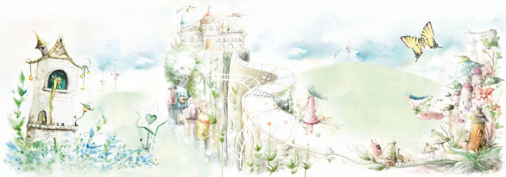 Фотообои эльфийские замки Антимаркер 3-а-326