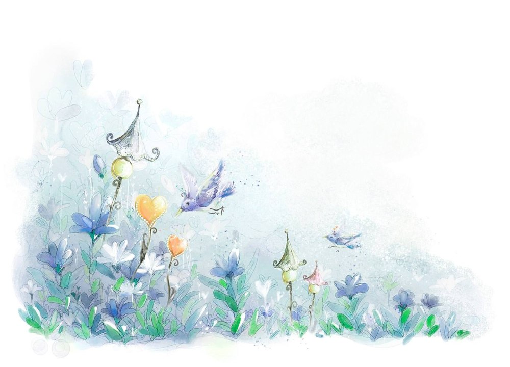 Детские Акварельные фоны