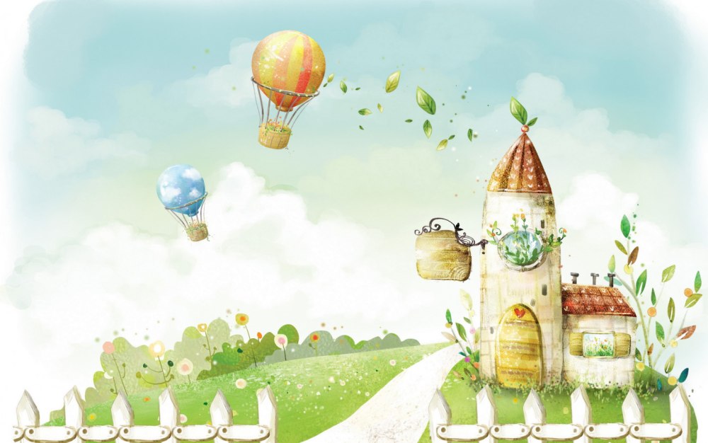 Фон детский сказочный