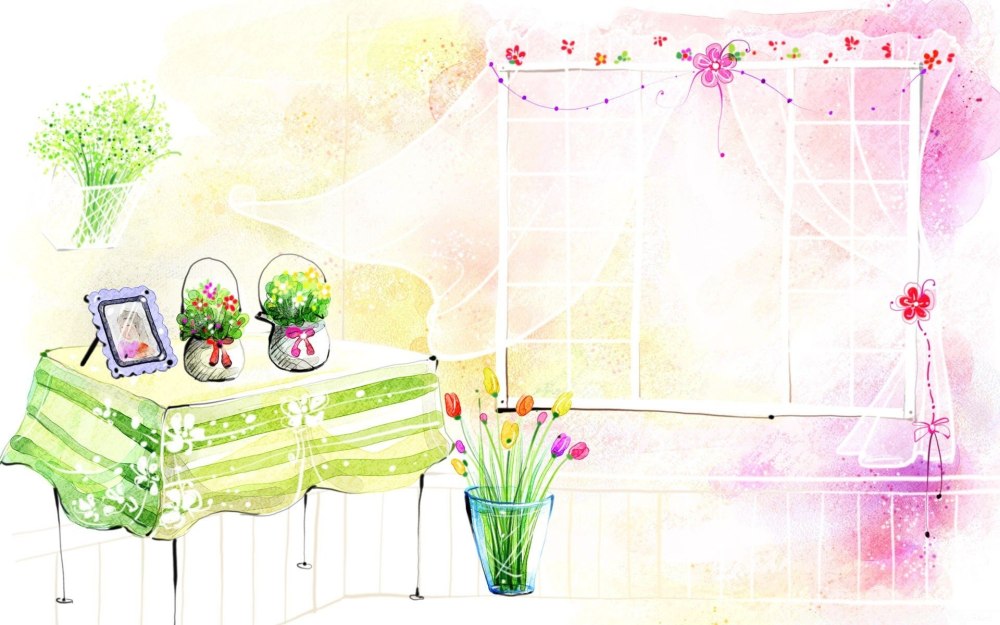 Акварельный фон детский