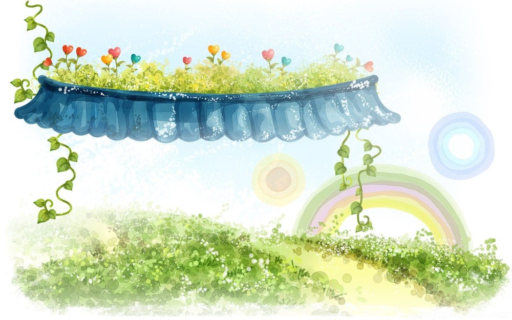 Фон детский акварельный детский