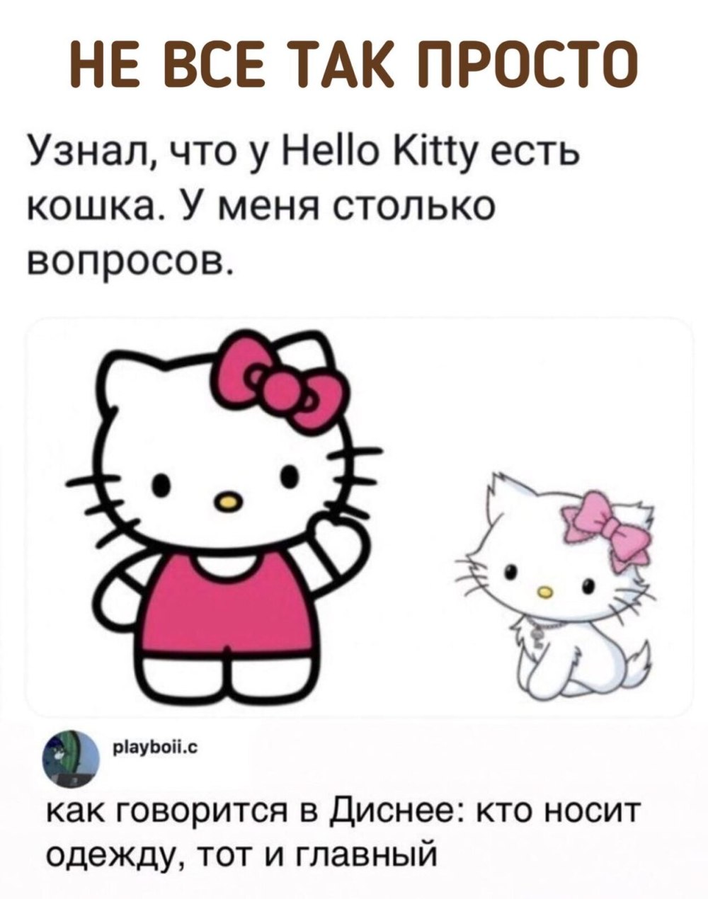 Надпись Хеллоу Китти