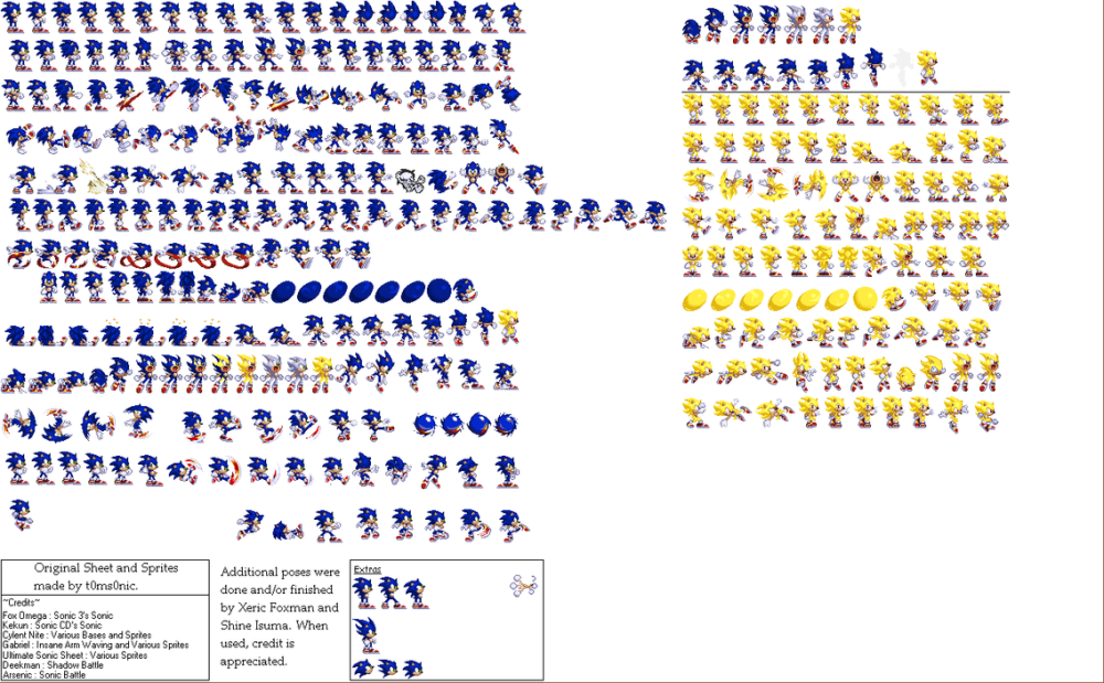 Tails из Sonic Advance 1 Sprite